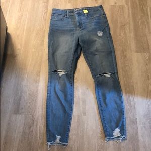 Madewell size 30 curvy high rise skinny jeans